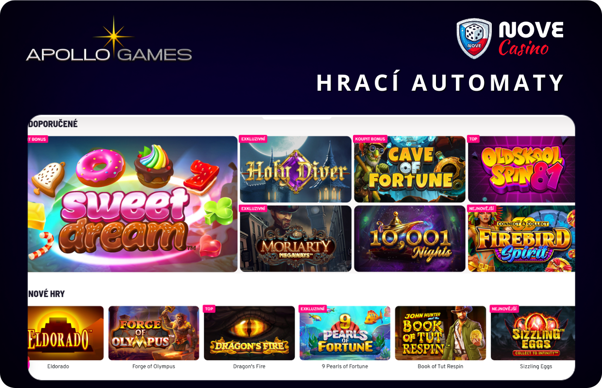 Hrací automaty Apollo games