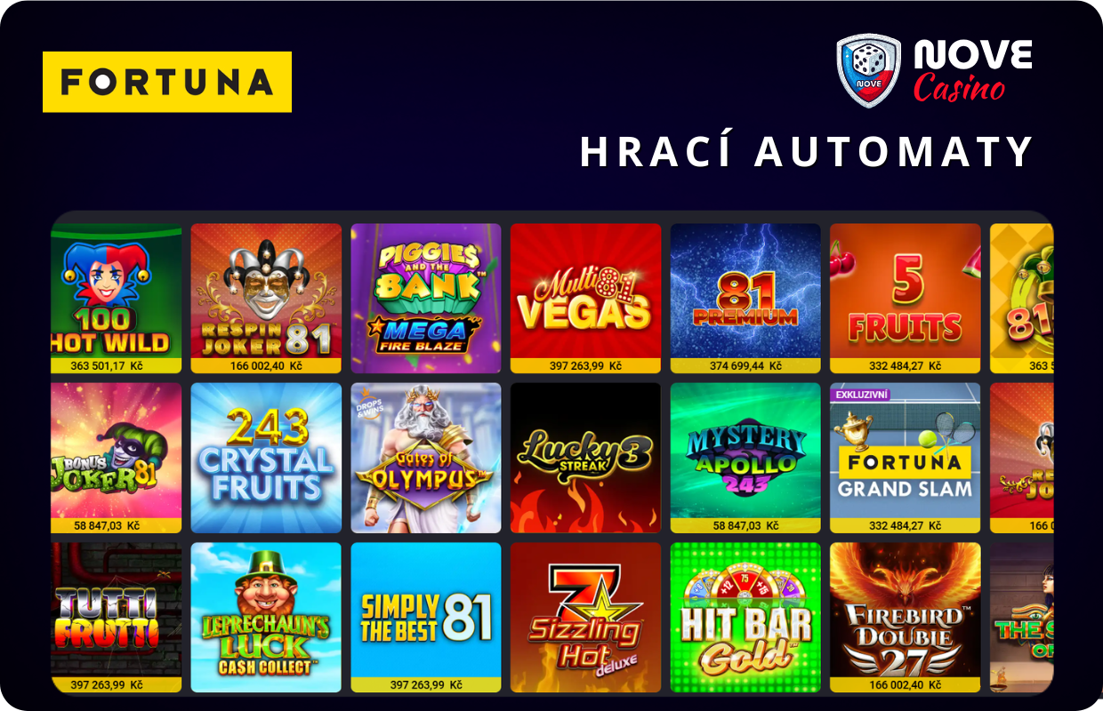 Hrací automaty Fortuna