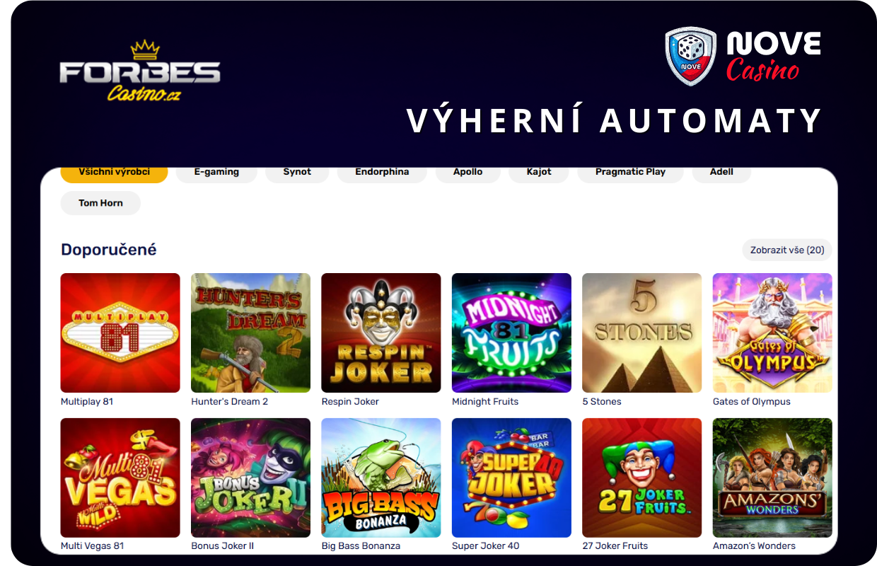 Výherní automaty Forbes