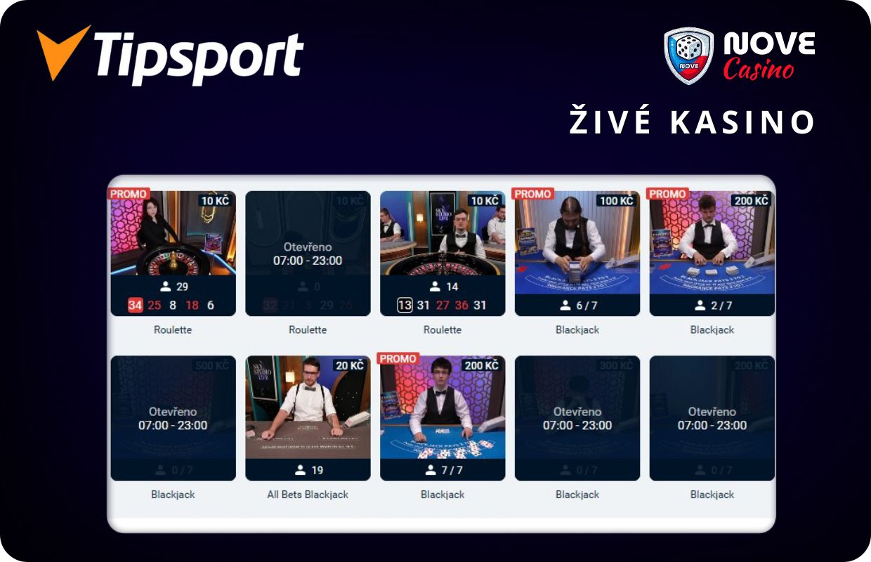 Kasino s živými dealery (Live Casino)